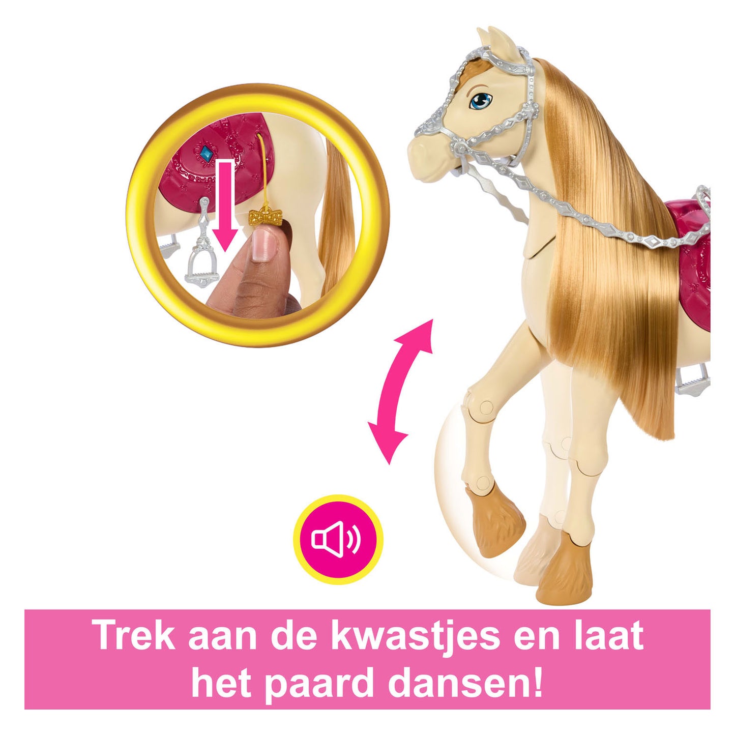 Barbie Family Horse Chase Funciones de caballos