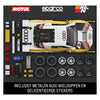 Mattel brick shop hot wheels serie elite - giocattoli da costruzione audi r8 lms del '15 - 820 parti