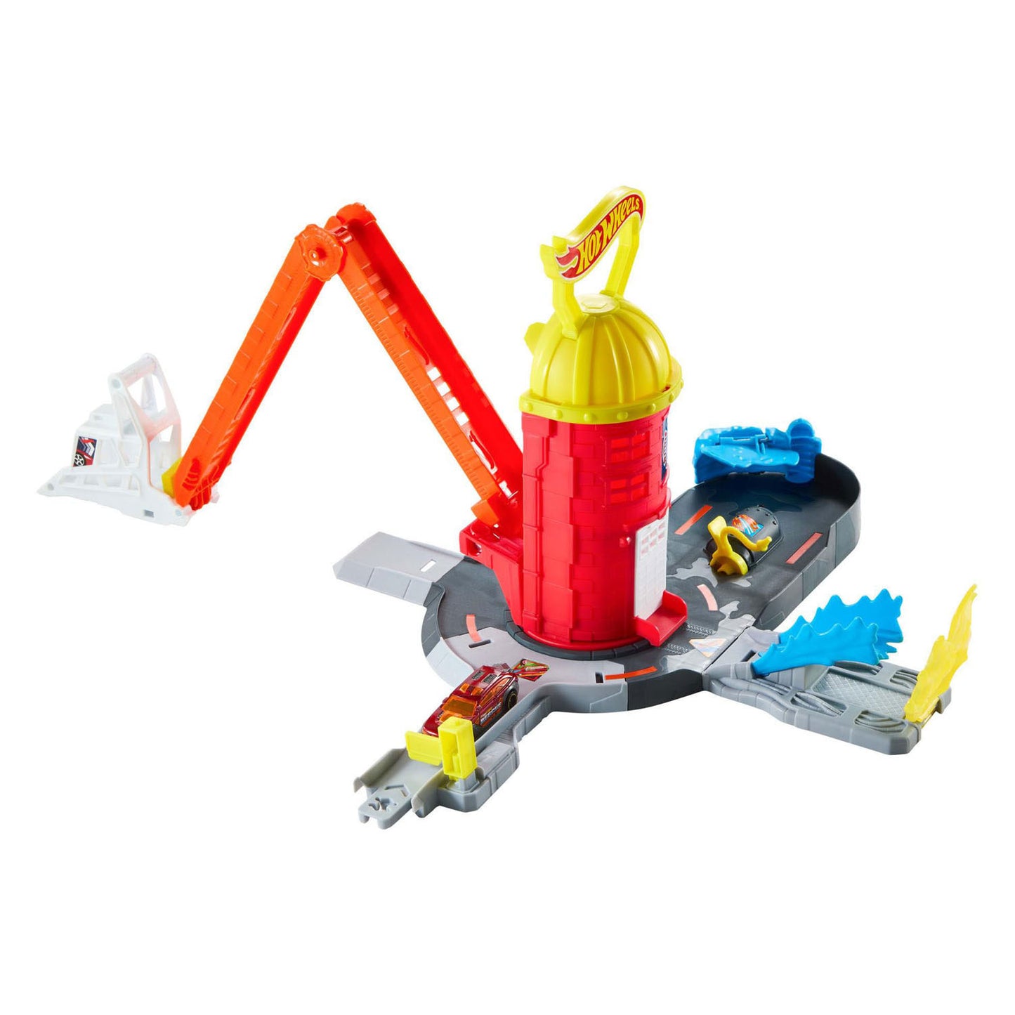 Hot Wheels City Super Rescue Fire Station Playset e macchinina