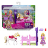 Set de juego de princesas Disney con princesa y caballo.