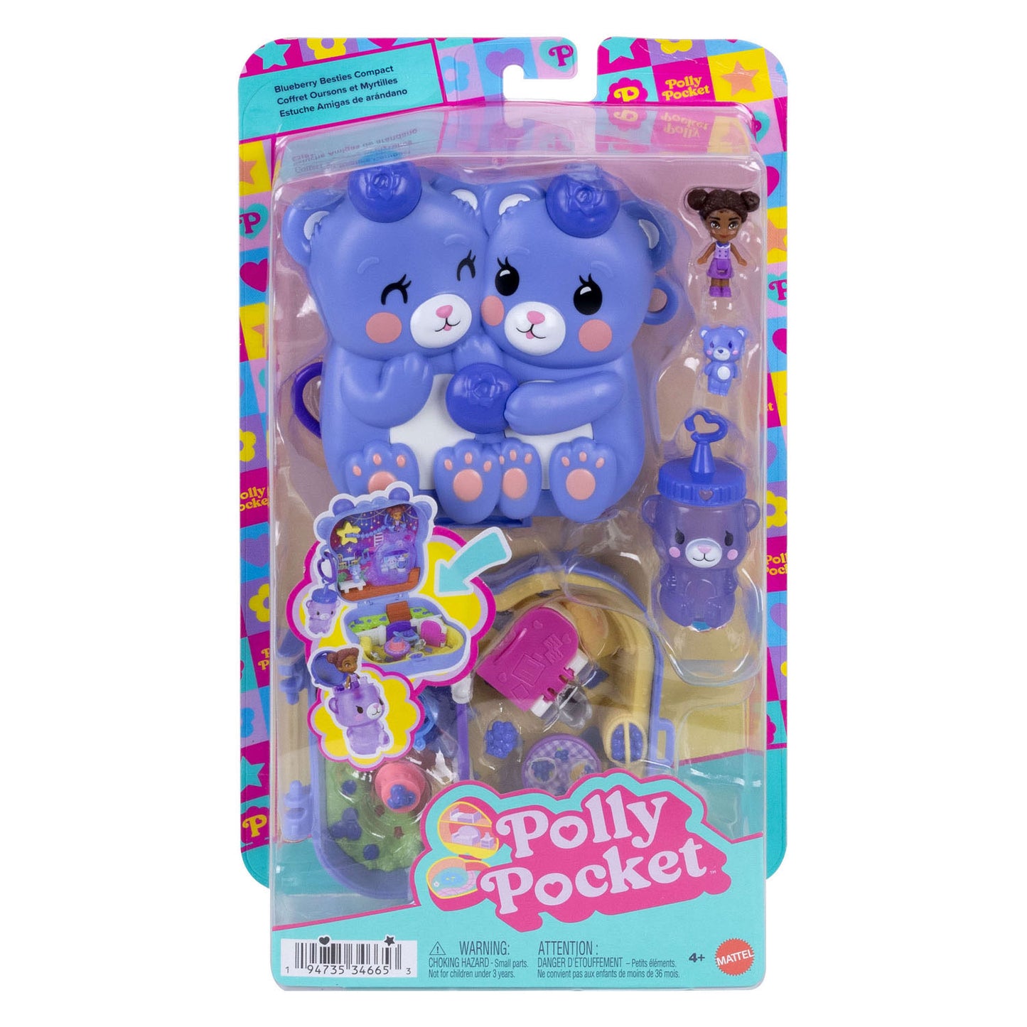 Cofanetto Polly pocket orsetti e mirtilli