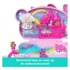 Polly Pocket 2 in 1 coniglietto divertente: borsa con set da gioco compatto