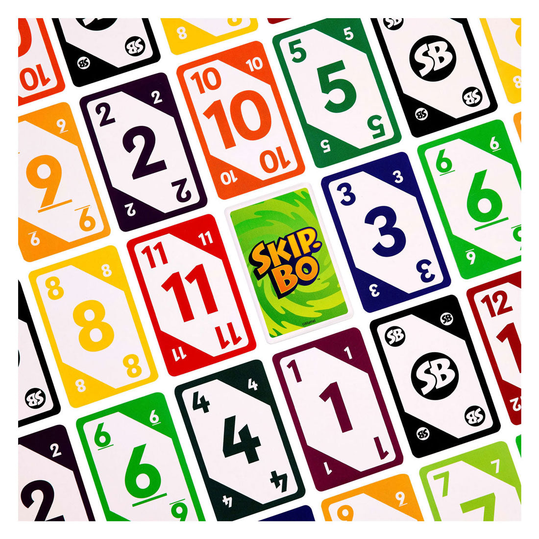Giochi Mattel skip-bo - gioco di carte - per 2-6 giocatori - esplorazione della strategia