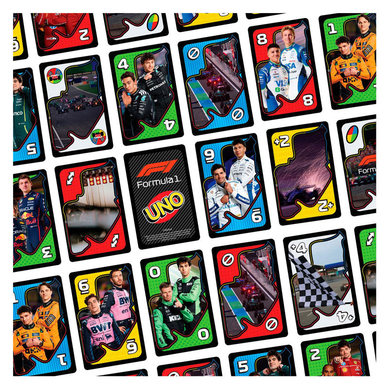 Giochi Mattel uno f1 - gioco di carte