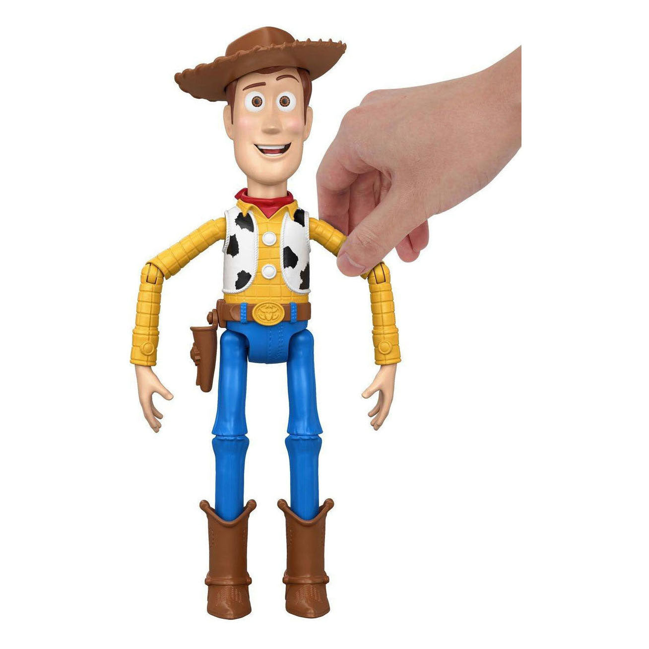 Mattel Disney and Pixar Toy Story 5 running Woody action figure of 30 cm - more than 50 sounds - Dutch