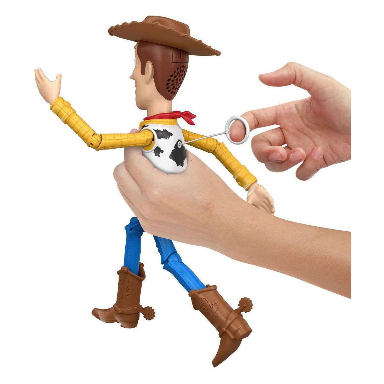 Mattel Disney and Pixar Toy Story 5 running Woody action figure of 30 cm - more than 50 sounds - Dutch