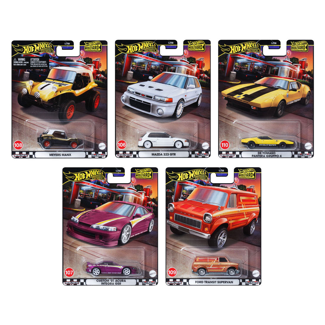 Coche del bulevar Hot Wheels - 1:64