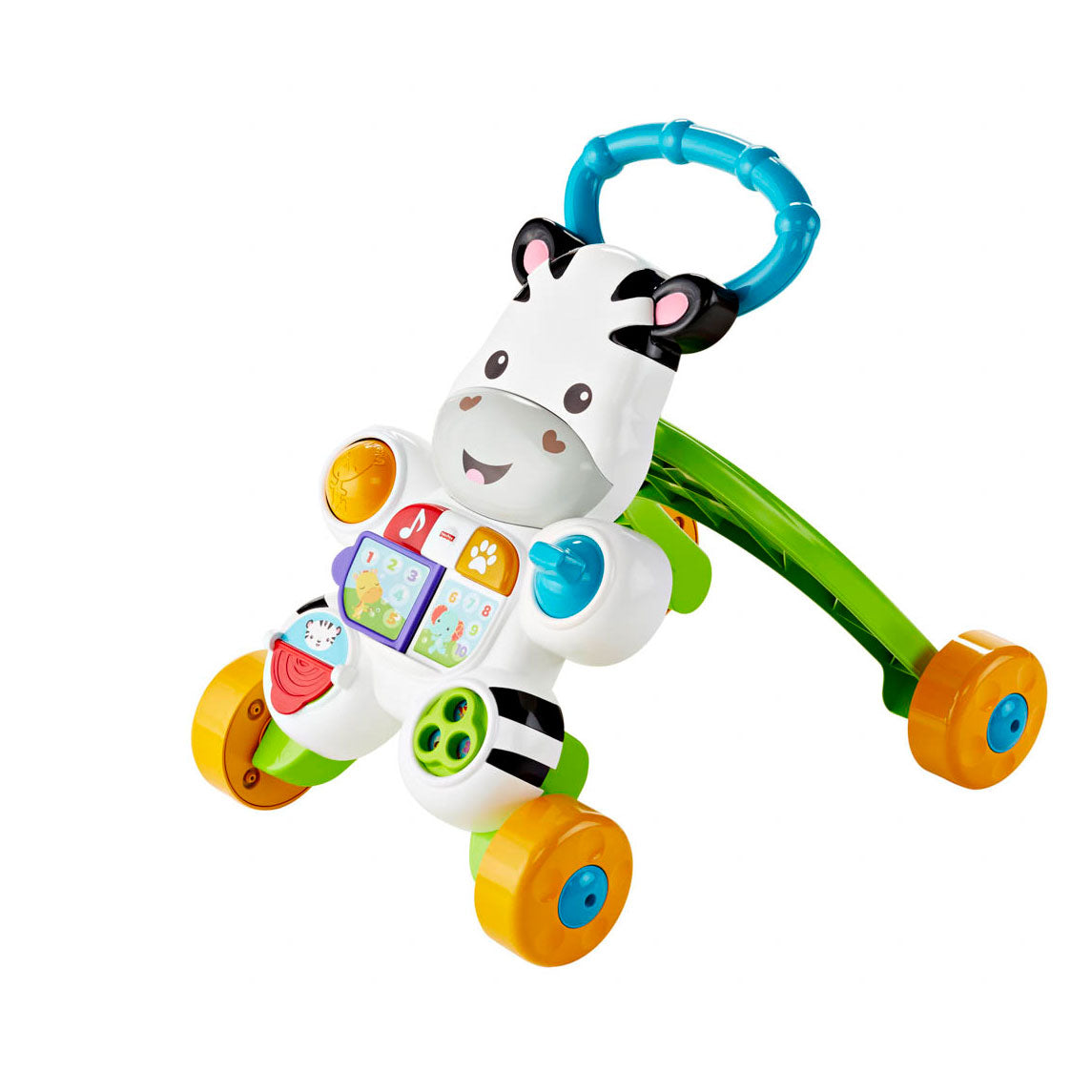 Fisher Price Walk with Me zebra + Light and Sound
