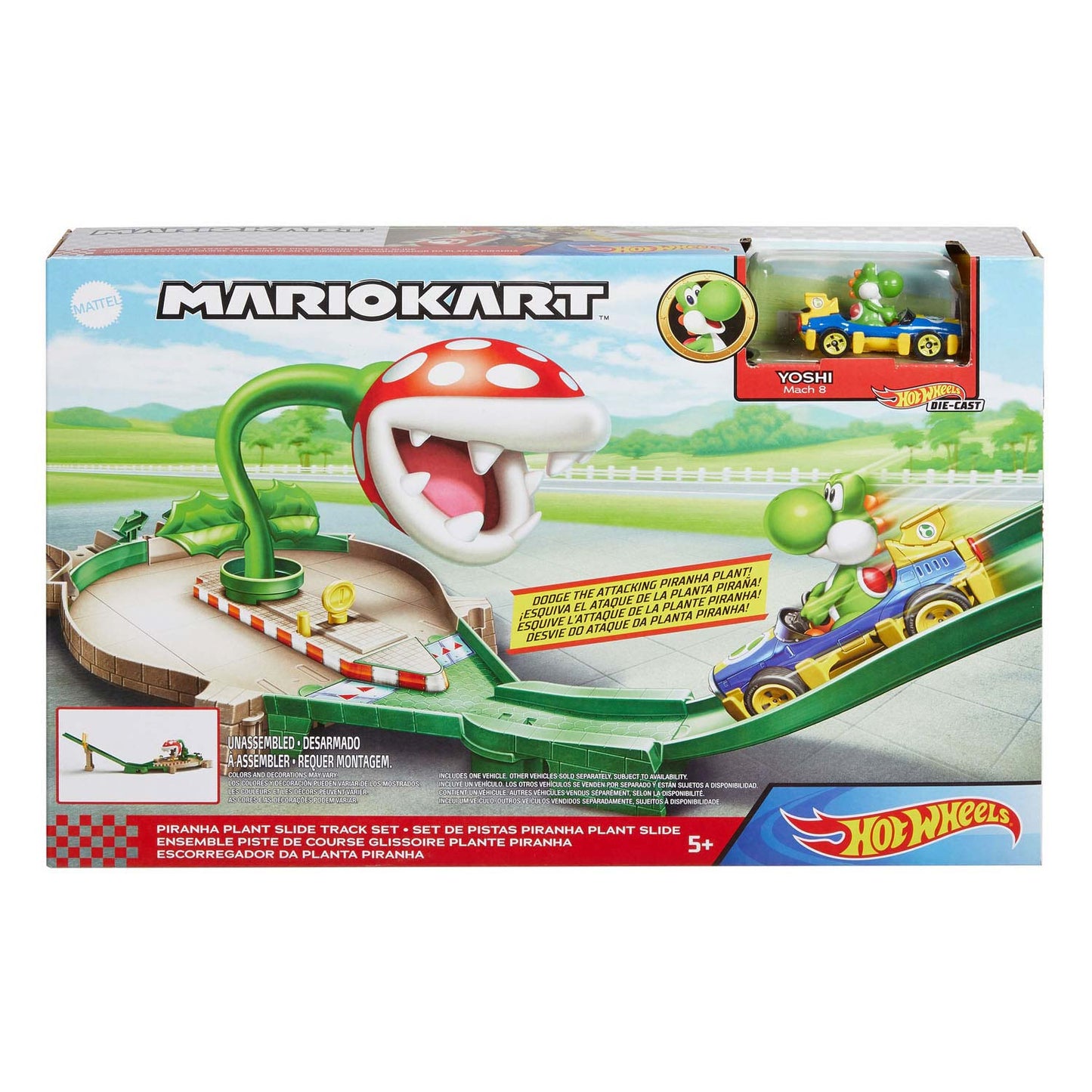 Hot Wheels Mario Kart Piranha Plant Racebaan