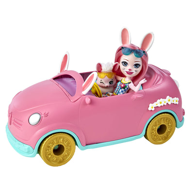 Mattel Enchantimals Rabbit con vehículo