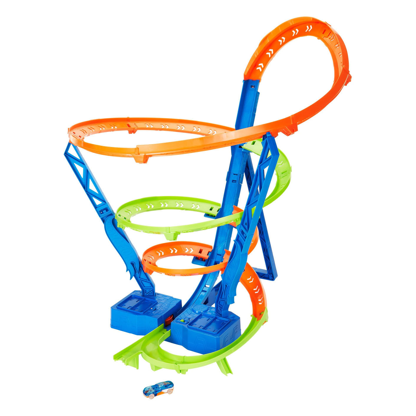 Hot Wheels Action Hyper-velocità Crash Race Track