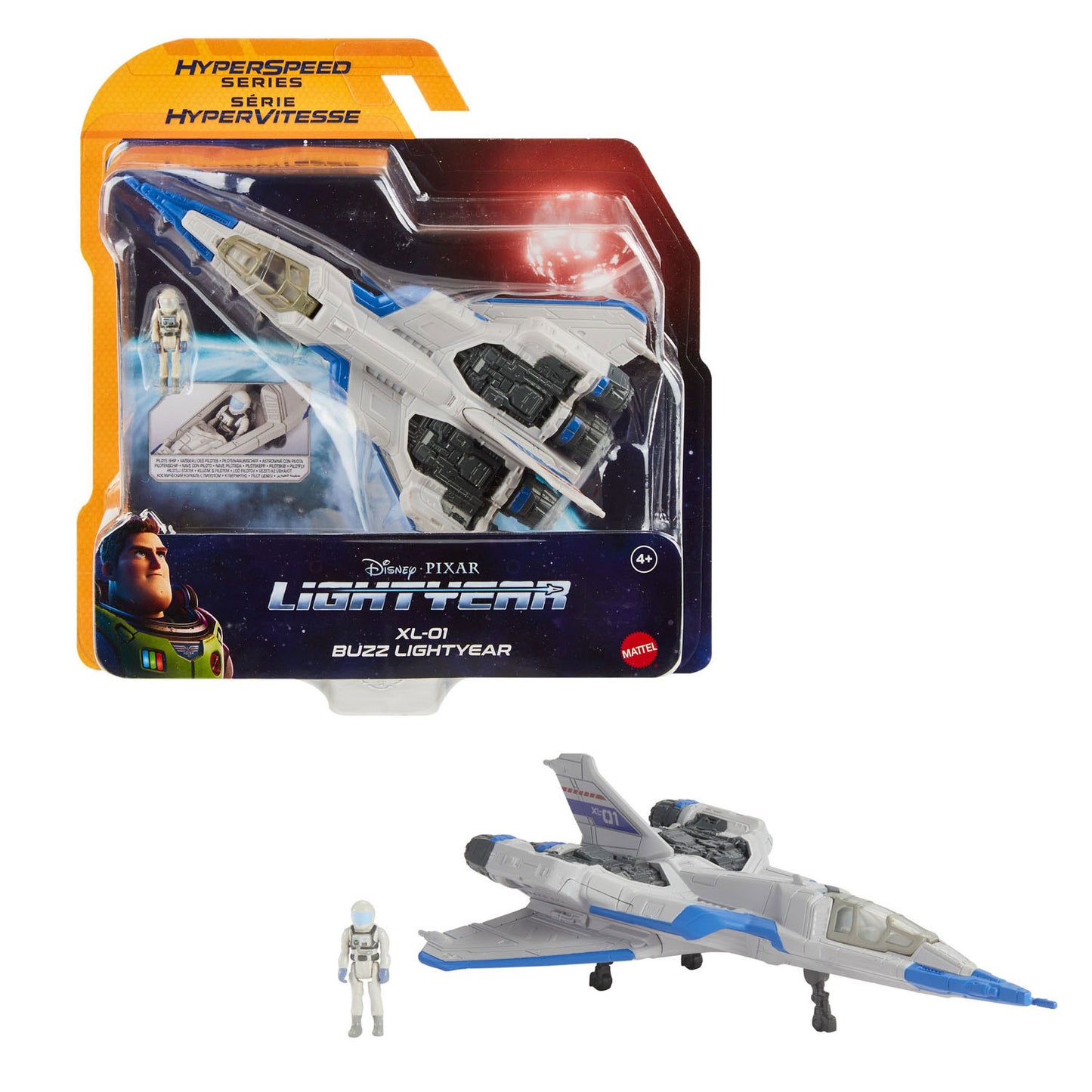 Mattel Lightyear Flight BUZZ + XL-01 Piani di astronavi