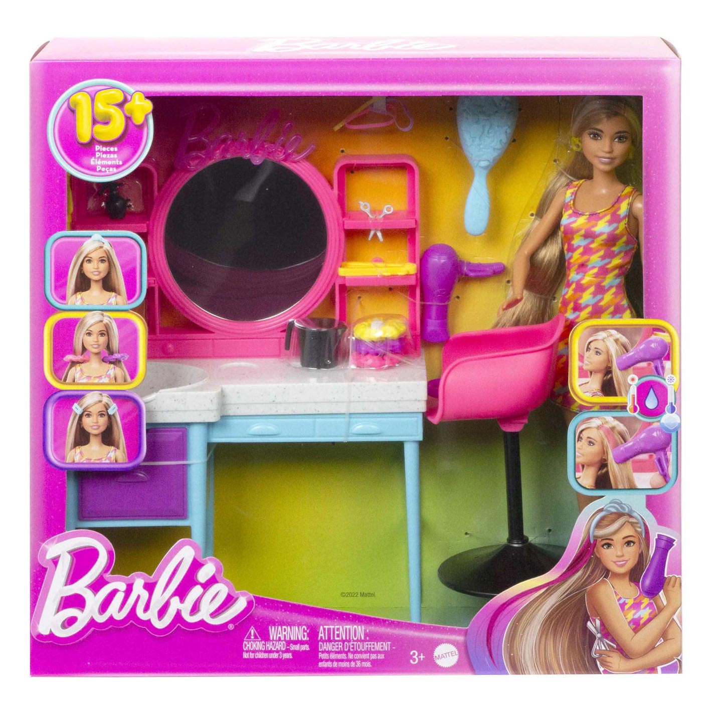 Mattel Pop Pop Total Hair Salon Play Set