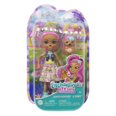 Mattel Enchantimals City Tails Pop Hensley Egel e Spiney