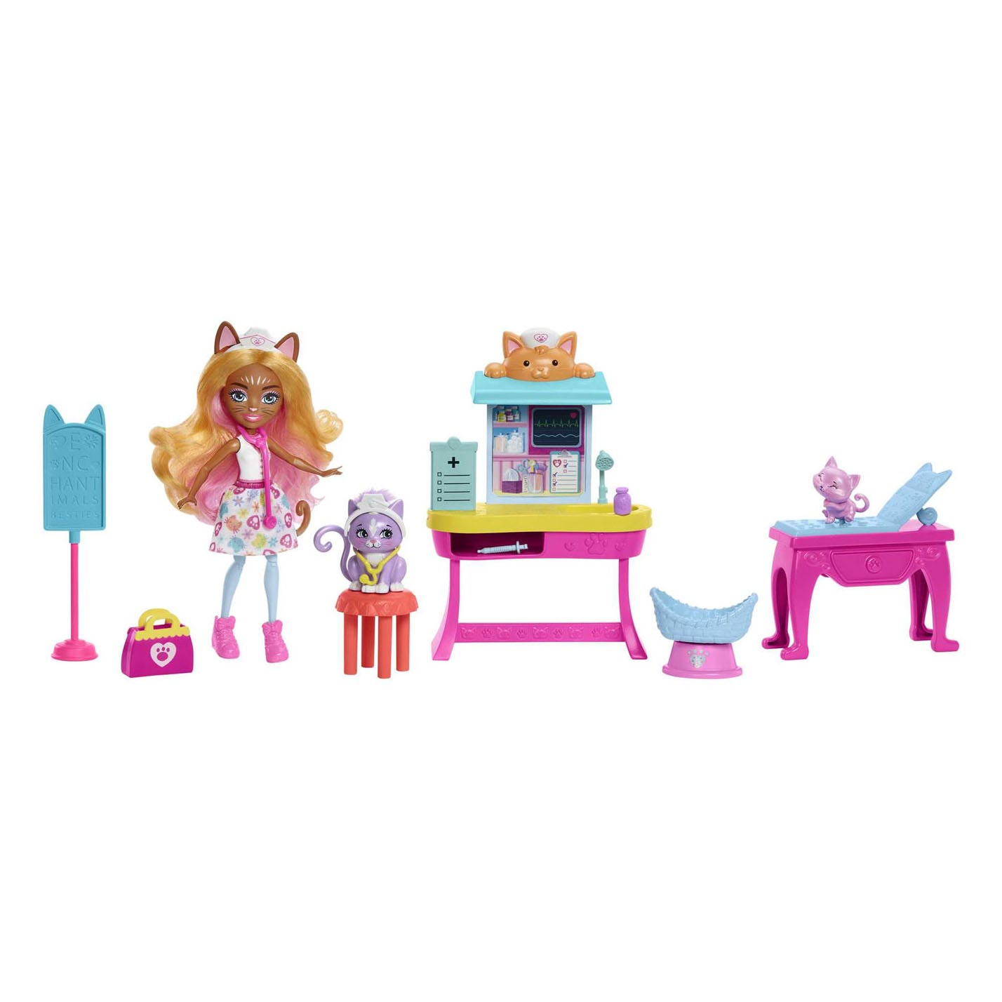 Mattel Enchantimals City Tails Doctor Practice Speeltet