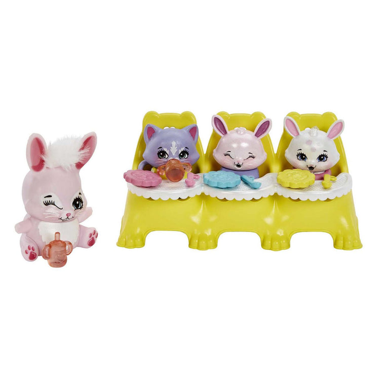 Enchantimals - baby’s beste vriendjes bree konijn - modepoppen
