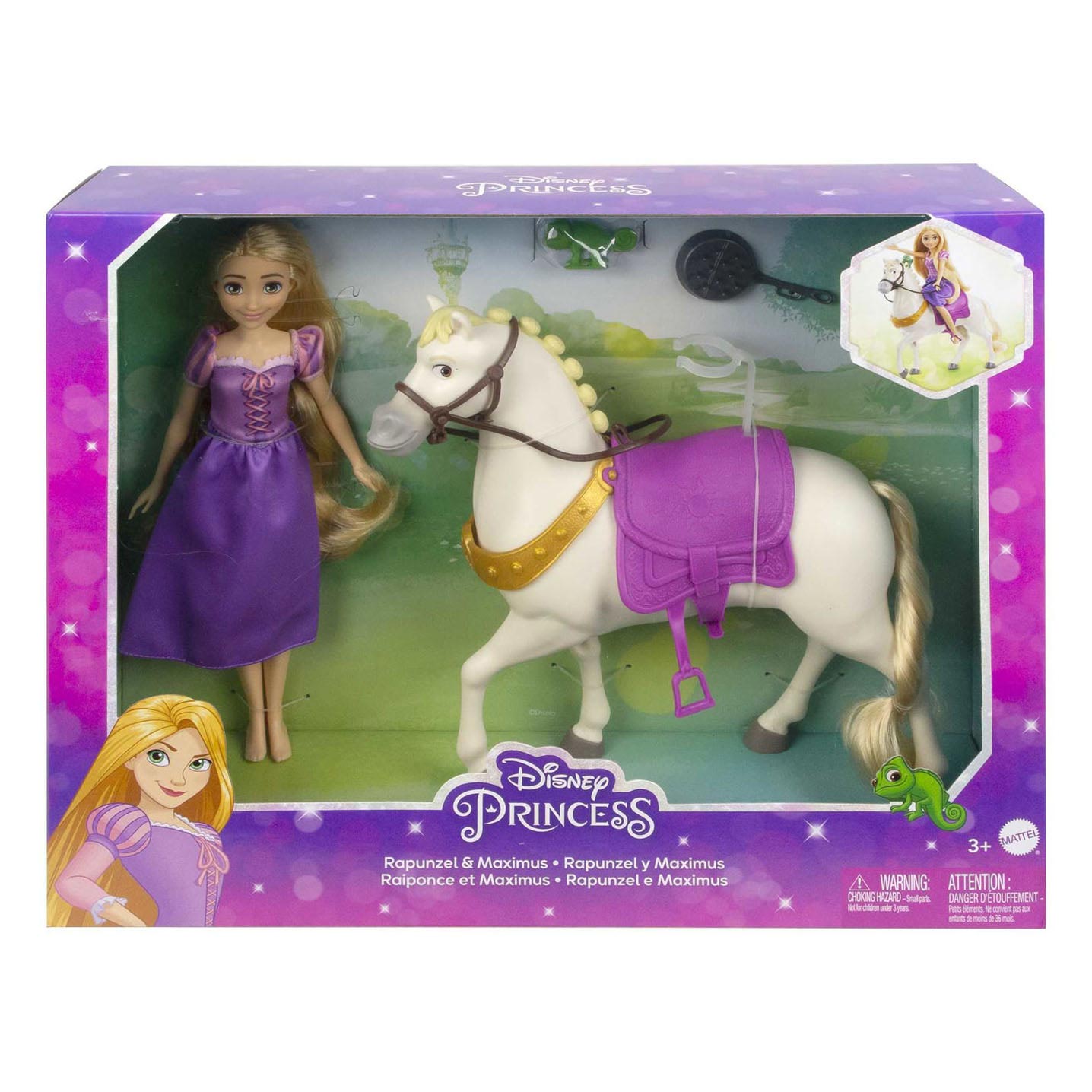 Mattel Princess Pop Rapunzel y Maximus