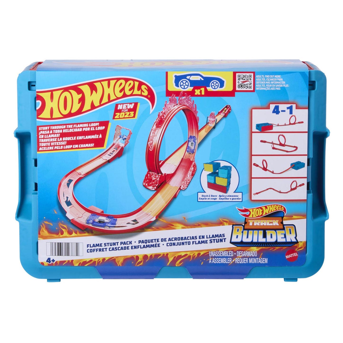 Set da gioco acrobazie di hot wheels