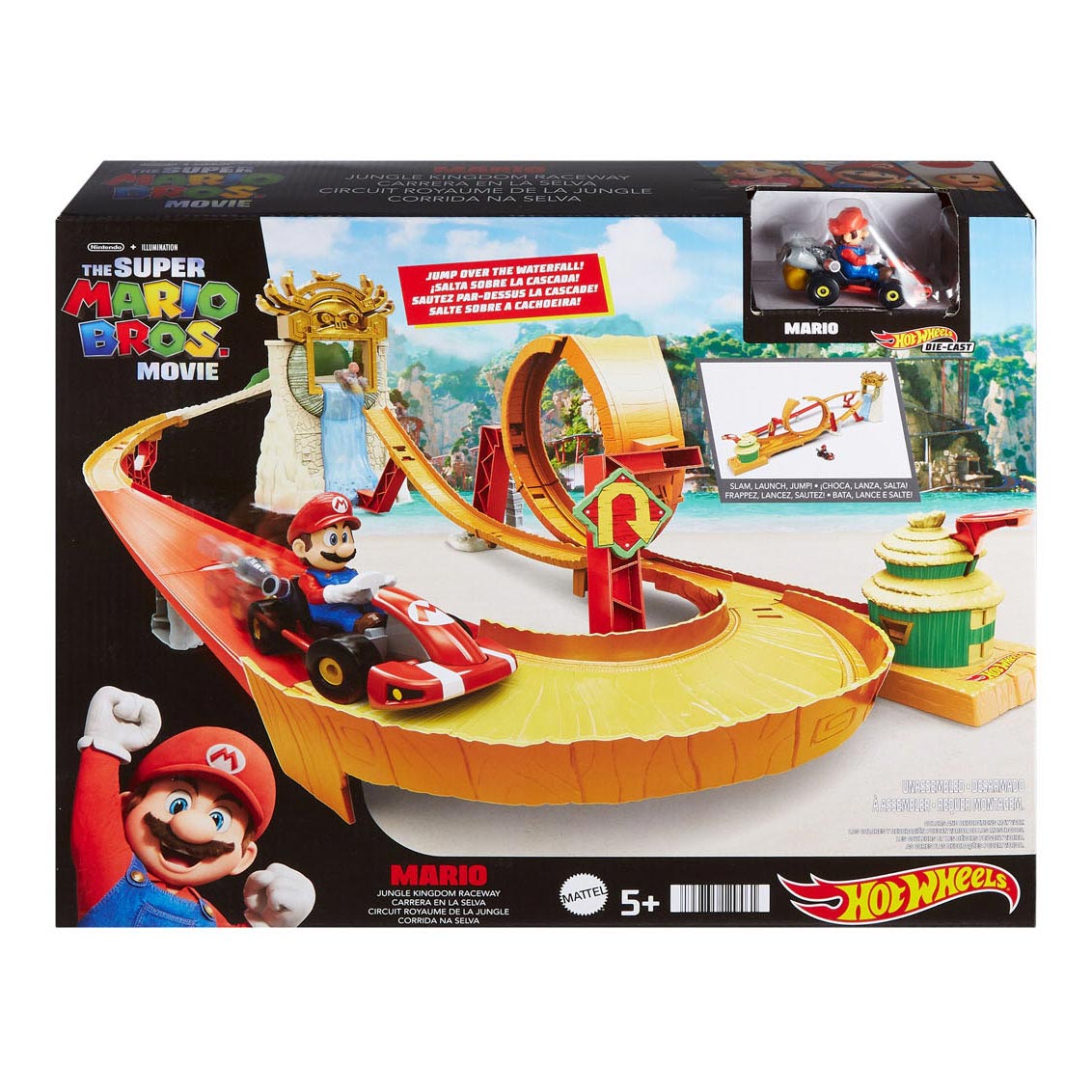 Hot Wheels per corso di gara Mario Kart Island