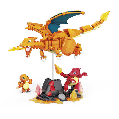 Mattel pokemon mega charmander evolutie set