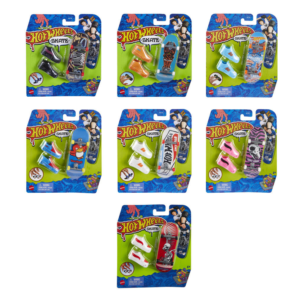 Juego de patineta para dedos Hot Wheels