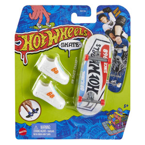 Juego de patineta para dedos Hot Wheels