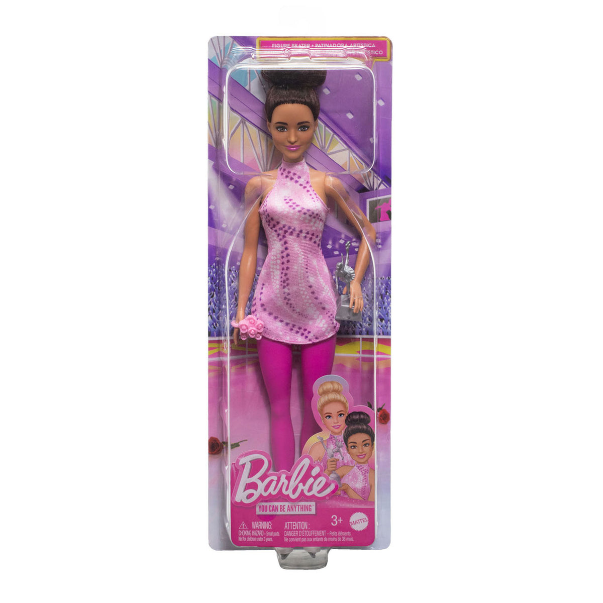 Mattel barbie kunstschaatsster modepop