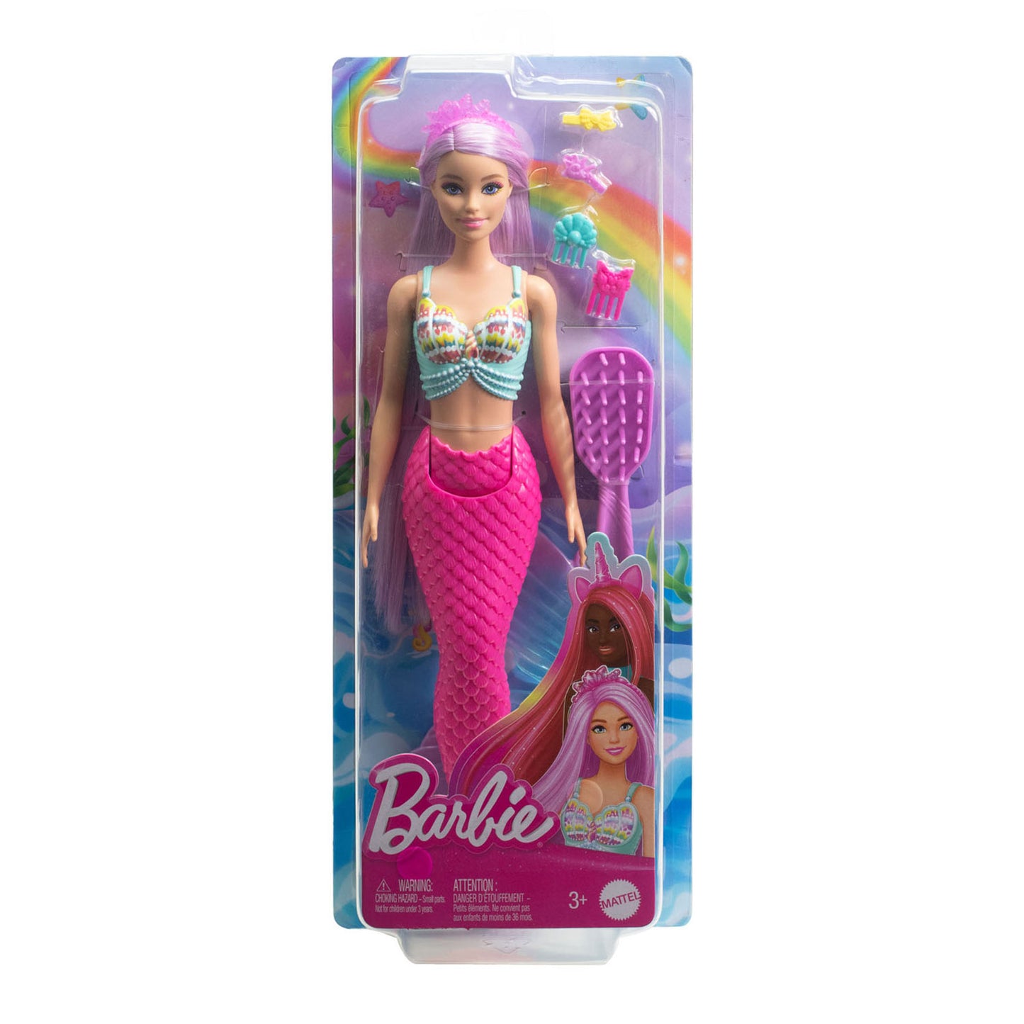 Mattel mermaid pop with fantasy hair of 18 cm