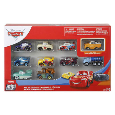 Disney Pixar Mini Racers Voertuigen, 10st.