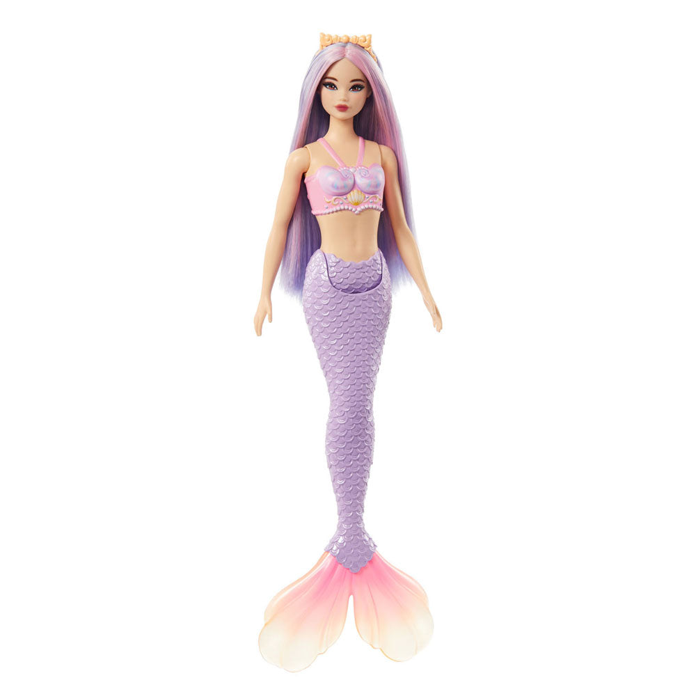 Mattel Mermaid Pop con cabello lila y una cola morada
