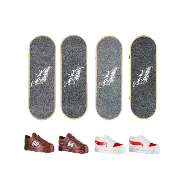 Multipack de patinetas para dedos de Hot Wheels, 6 piezas.