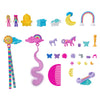 Salón de bolsillo Mattel Polly del set de Regenboog Unicornio