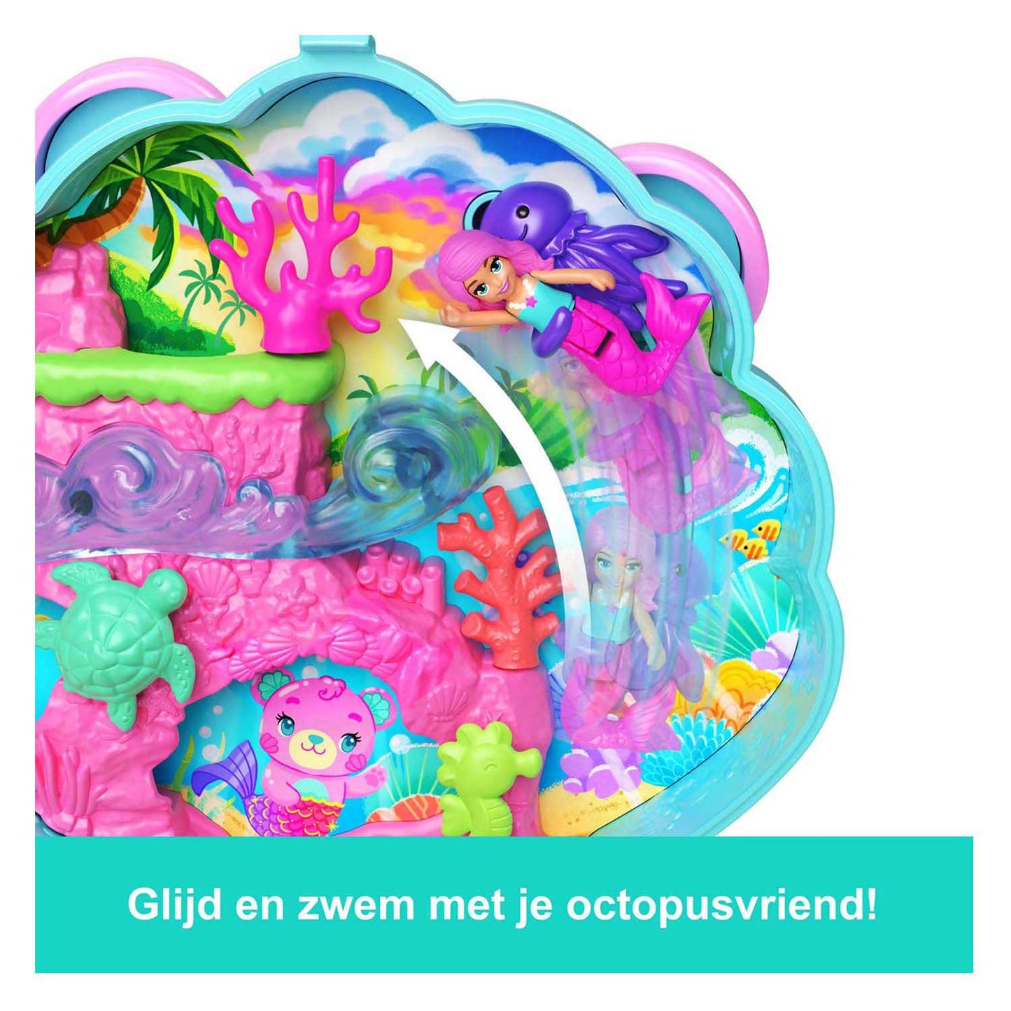 Isola glitterata Mattel Polly Pocket