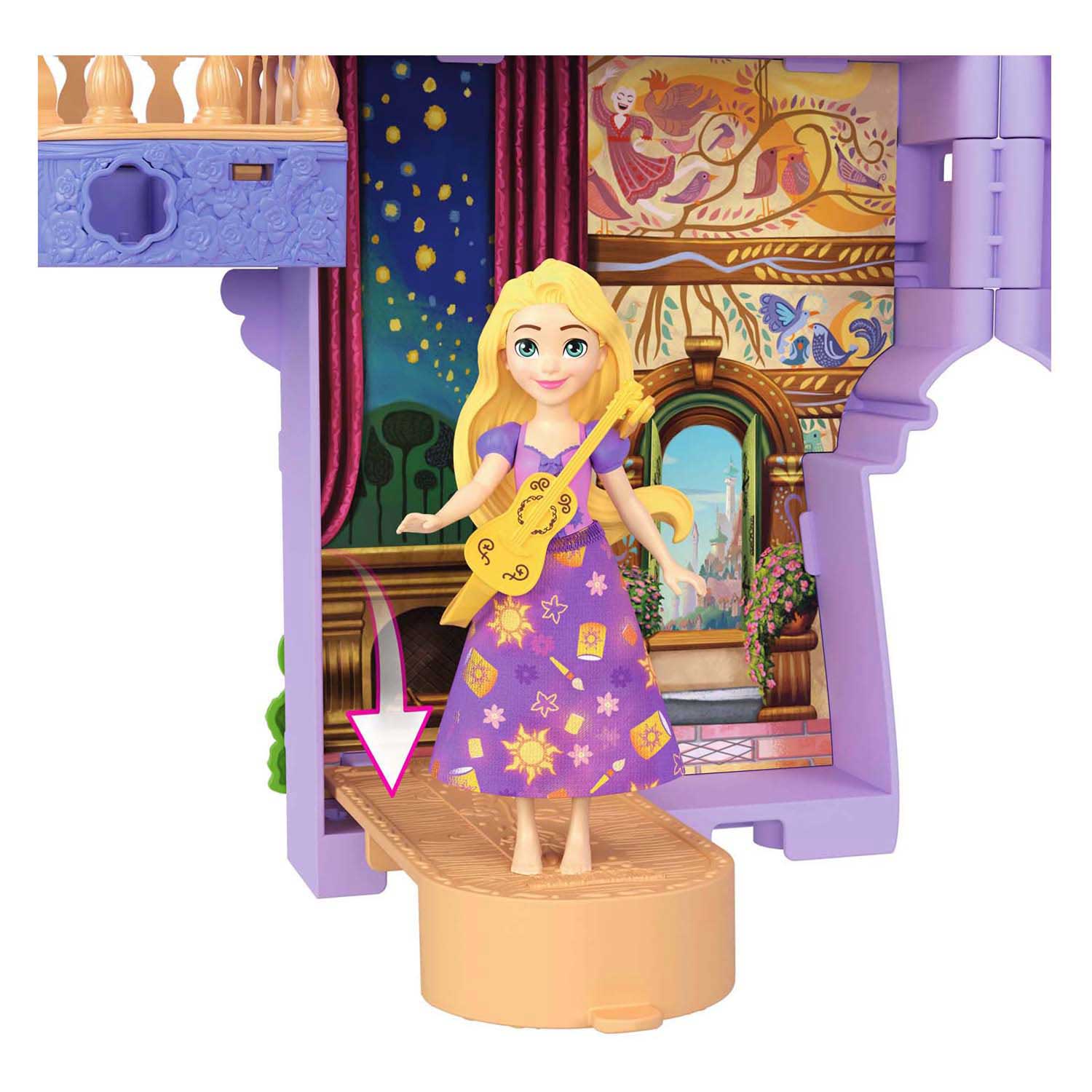 Mattel castillo apilable princesa rapunzel disney