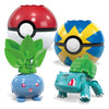 Mega bloks mega construx pokémon bouwset - bulbasaur, turtwig, hoppip en oddish