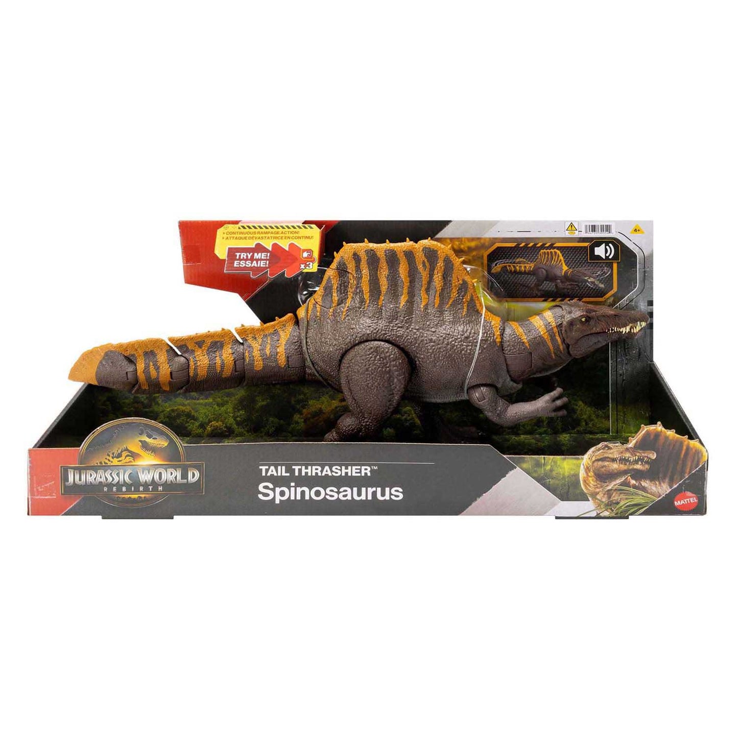 El espinosaurio de la película Jurassic World