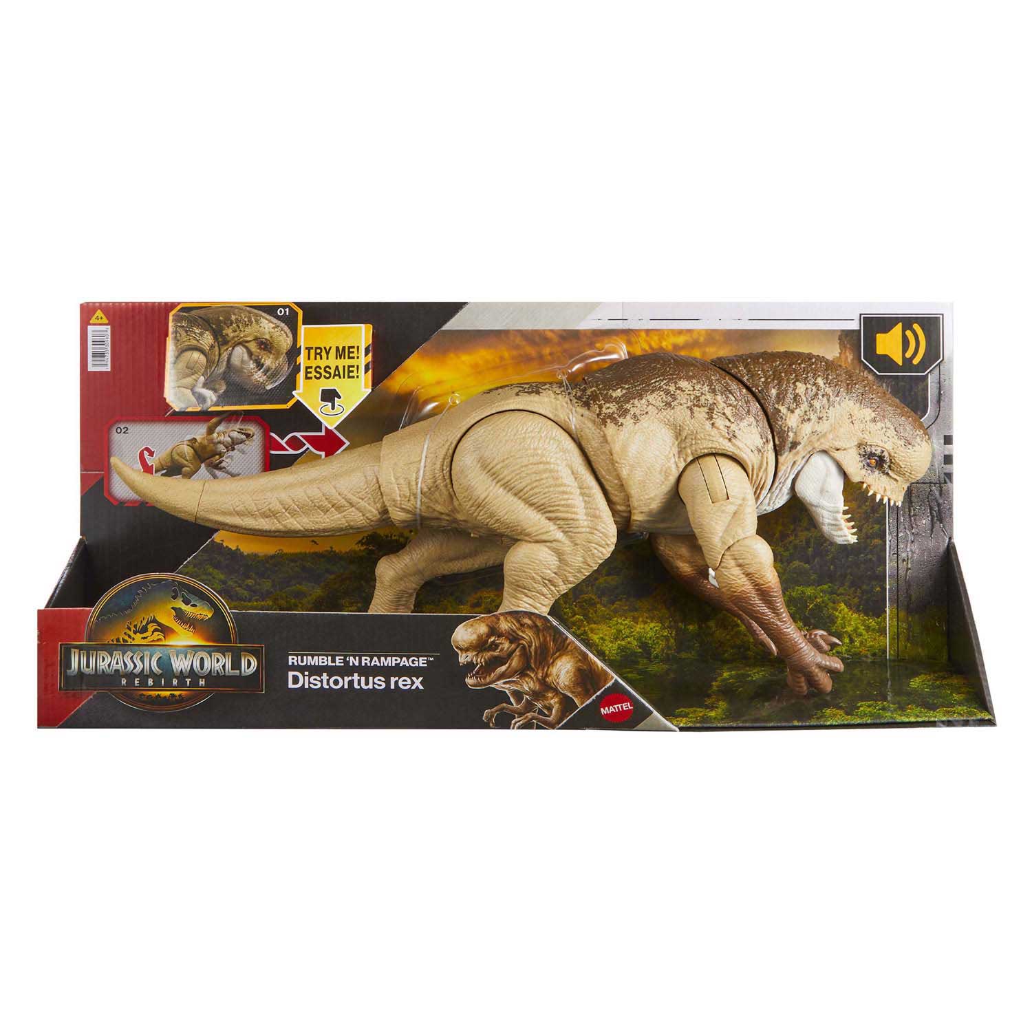 Mattel Jurassic World Rebirth - Villainous Dino - Distortus Rex