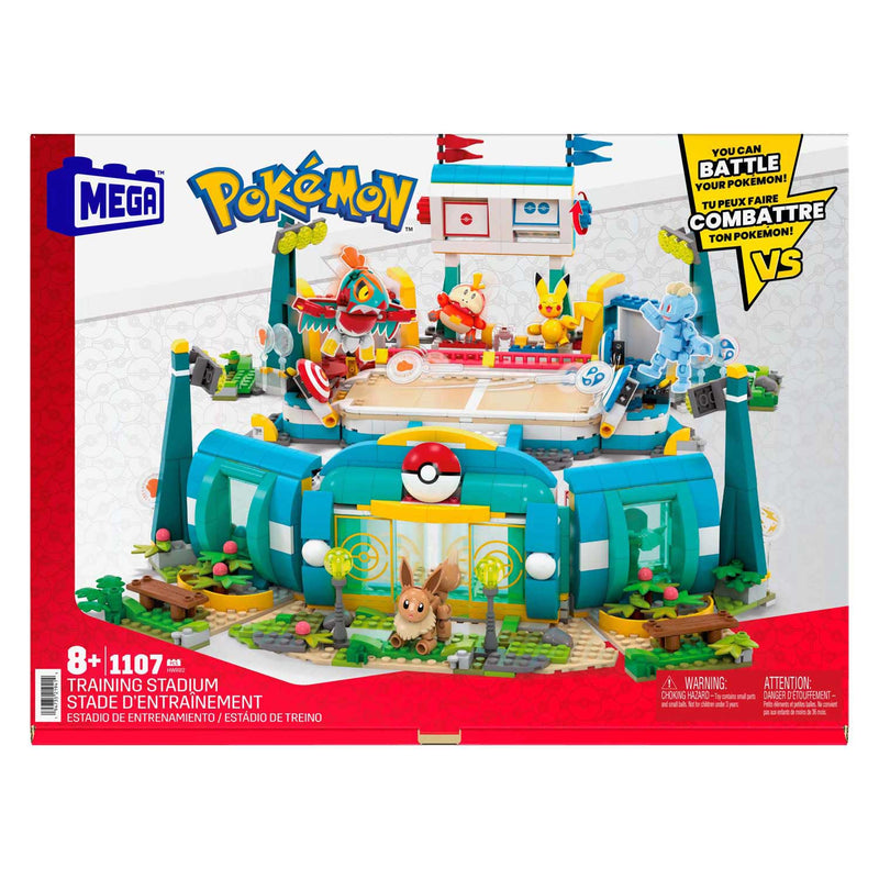Set da costruzione Pokémon Mattel Mega Construct - Stadio di allenamento