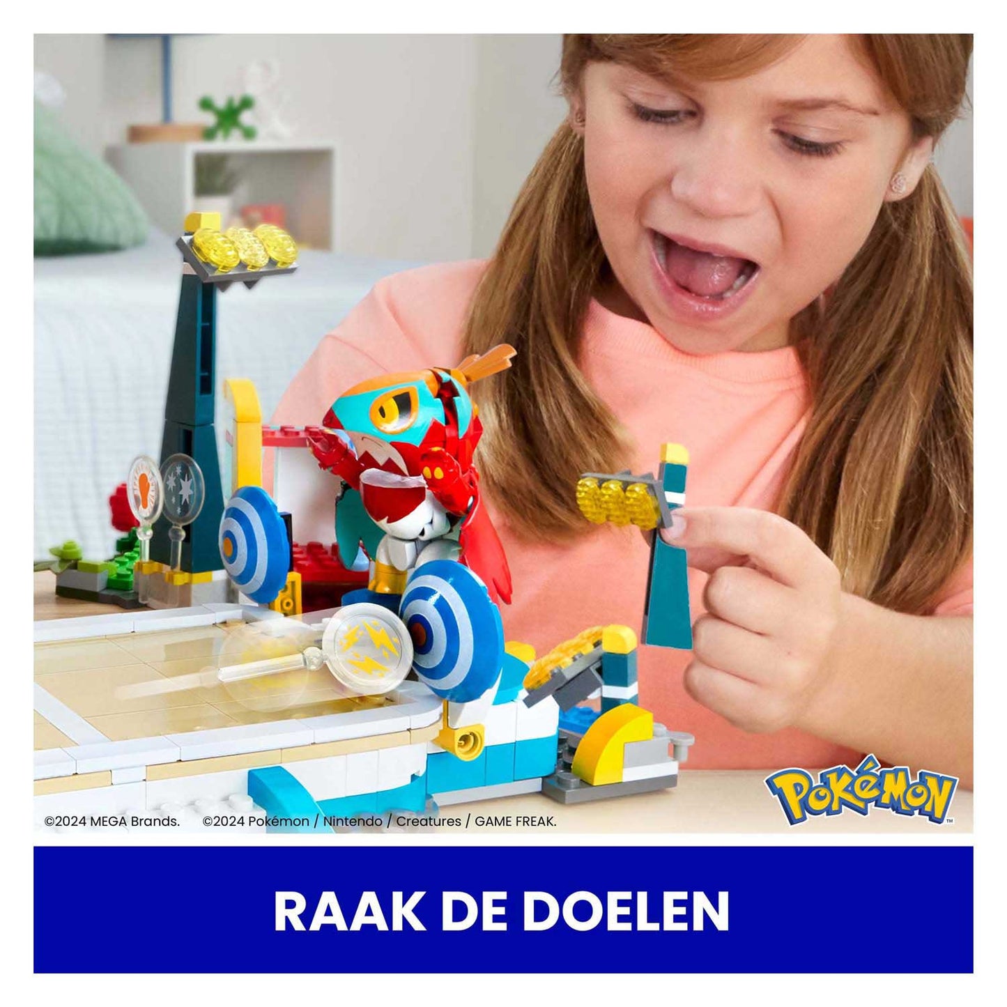 Set da costruzione Pokémon Mattel Mega Construct - Stadio di allenamento