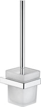 Plieger altea wc borstel met houder – wandmontage – geborsteld chroom