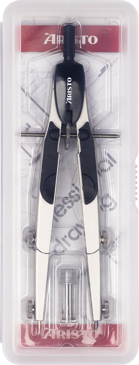 Aristo snelverstelpasser - lengte 17cm - diameter 340mm - met hefboommechanisme - zink zwart - ar-55700