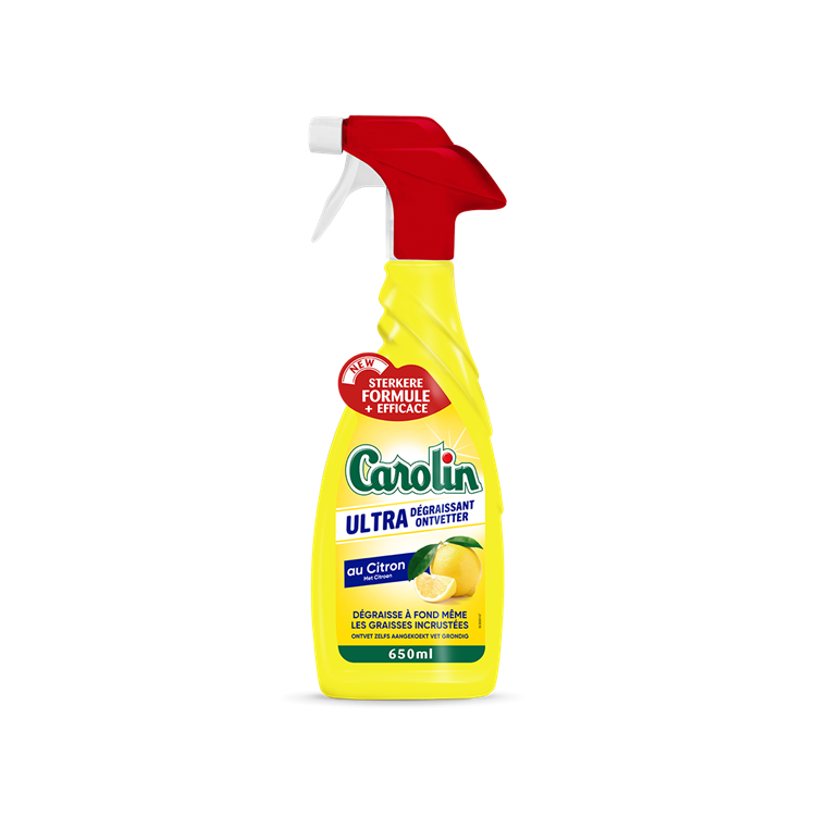 Carolin 1053965 - desengrasante spray limón 650 ml | 6 piezas