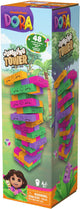Spin master games - dora - jumbling tower spel - klassiek stapelspel voor 2-4 spelers - actiespellen