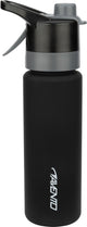 Borraccia spray Avento - 0,7 litri - nero grigio