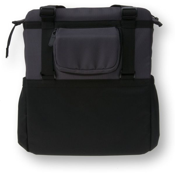 Basil Shopper XL - Bolsa de bicicleta deportiva y moderna para comestibles y playa, antracita negra, 20L
