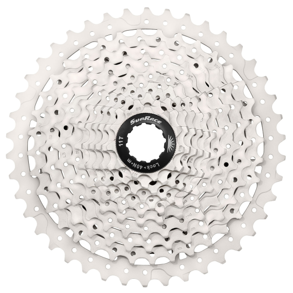 Cassette Sunrace 10 Speed ​​CS-MS3 11-46t Plata