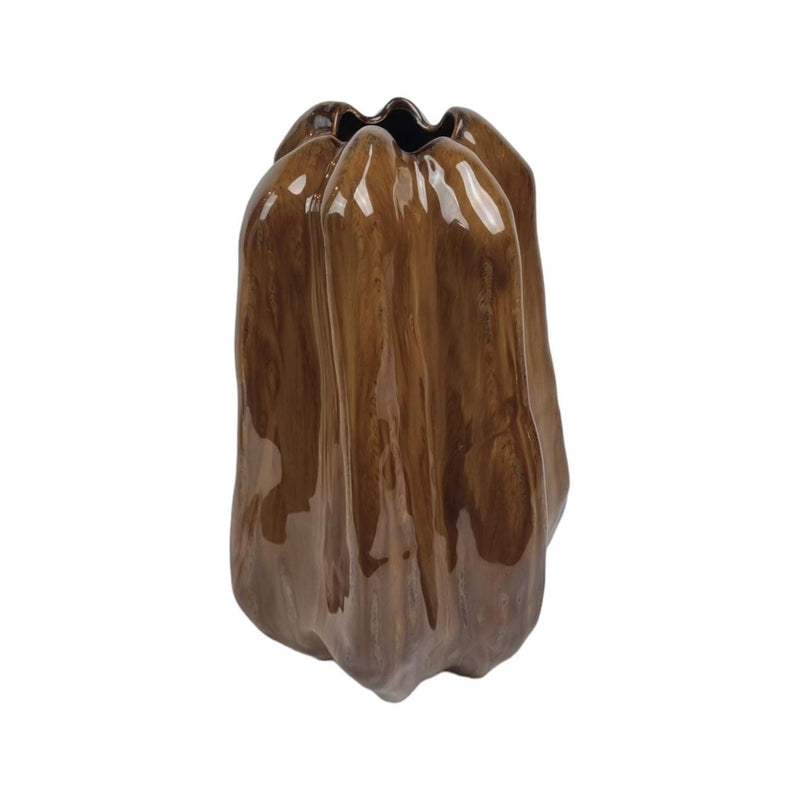 Mansion atmosphere vaas merano keramiek 16,5x15x25,5cm