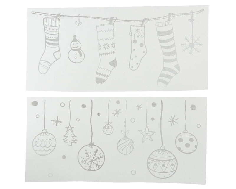 Decoris raamdecoratie sticker kerstsfeer