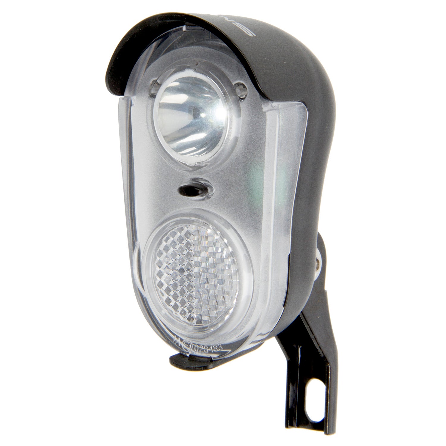 front light battery 15 lux led black