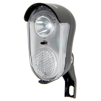 luz delantera batería 15 lux led negro